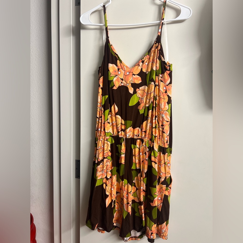 Fighting Eel Bougainvillea Romper size XL